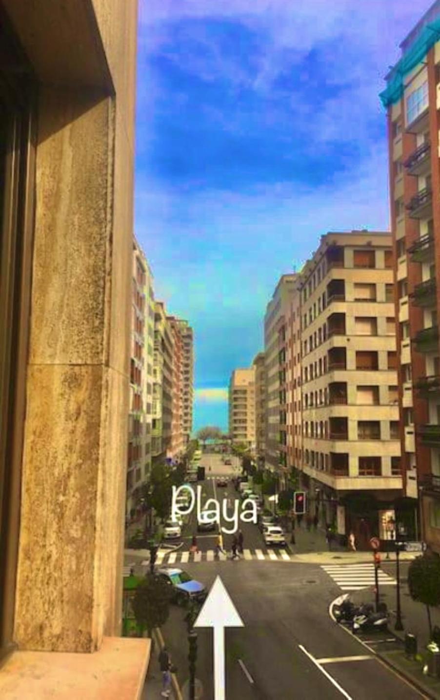 Rocamar Centro Playa San Lorenzo - Parking Gratuito Хихон Экстерьер фото